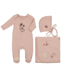 Mon Tresor Flower Sketch Layette Set