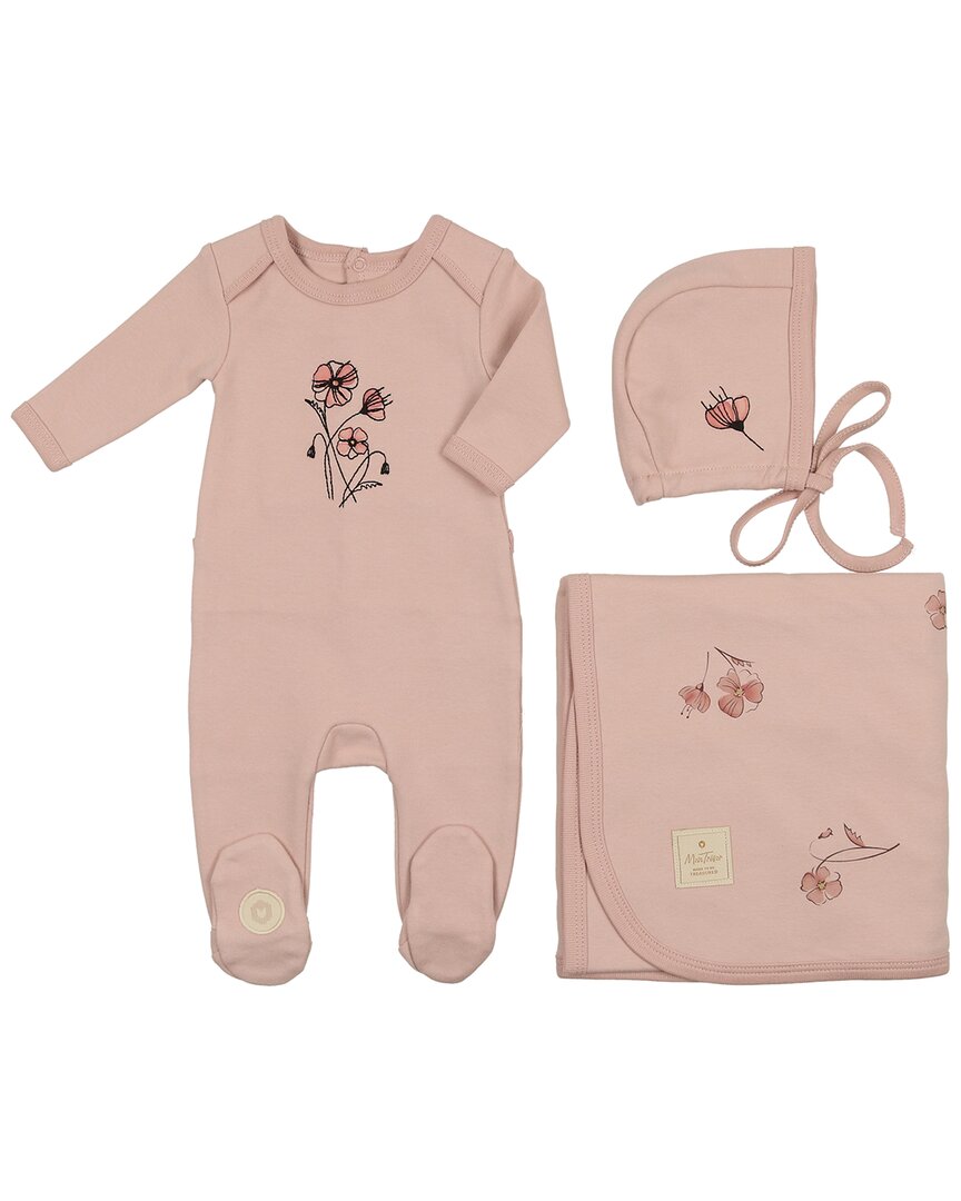 Mon Tresor Flower Sketch Layette Set