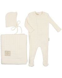 Mon Tresor Boys All Knit Up Layette Set