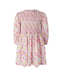 Rachel Riley Rachel Riley Ditsy Garden Ruched Dress