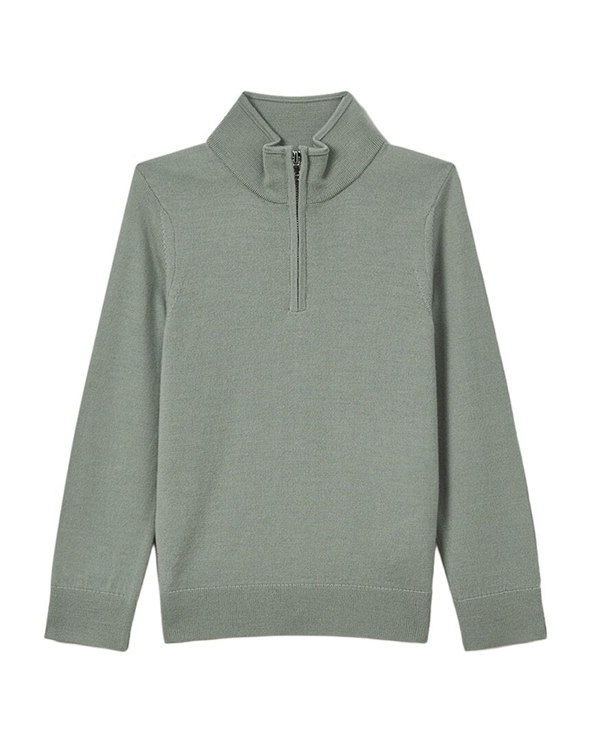 Reiss Blackhall Funnel 1/2-Zip Wool Pullover