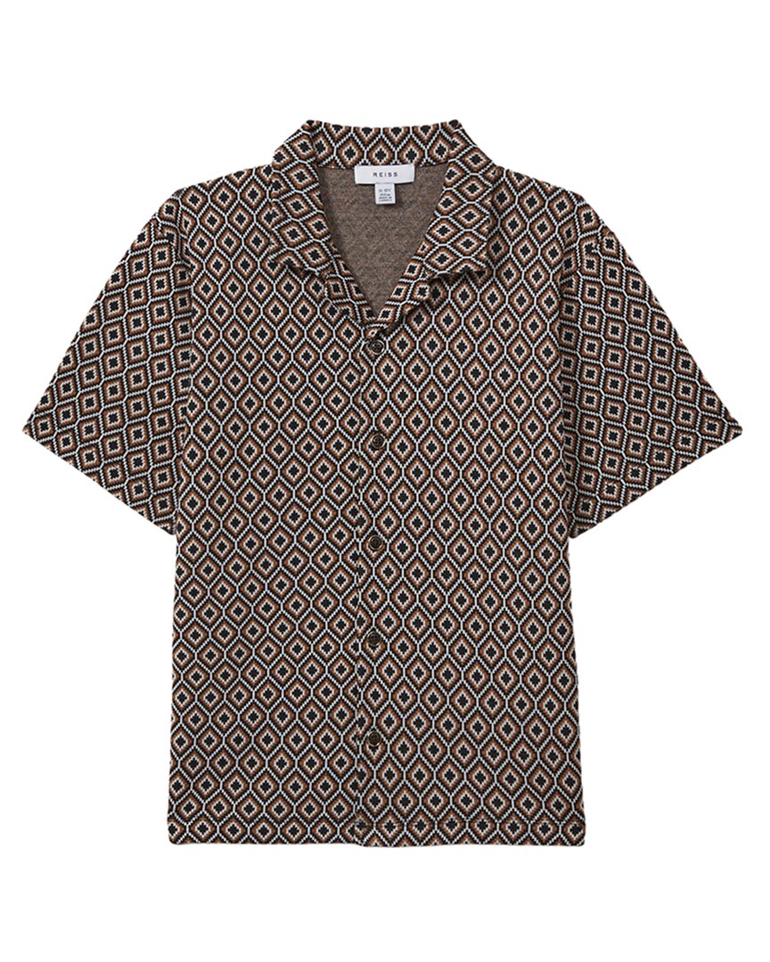 Reiss Grove Cuban Aztec Shirt