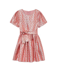 Reiss Leomie Metallic Floral Dress