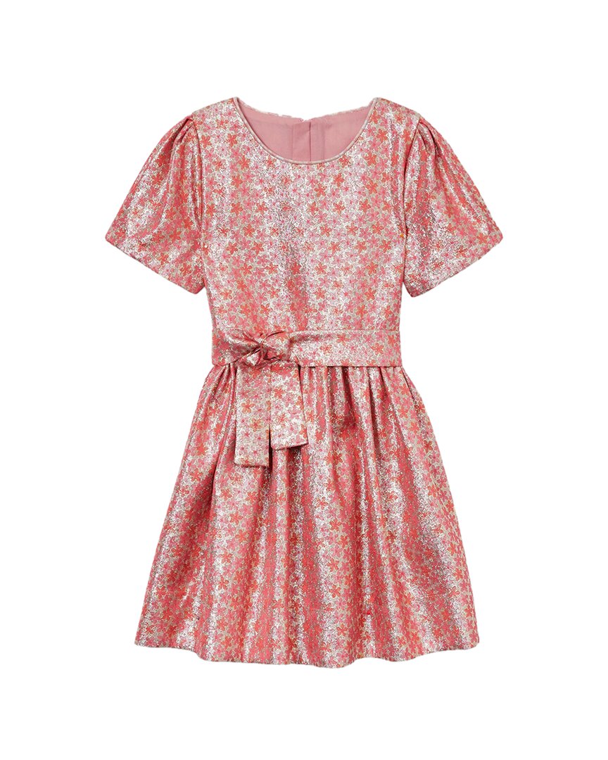 Reiss Leomie Metallic Floral Dress