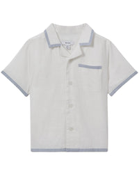 Reiss Vitan Linen Cuban Shirt