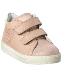 Naturino Falcotto Banit Glitter Leather & Suede Sneaker