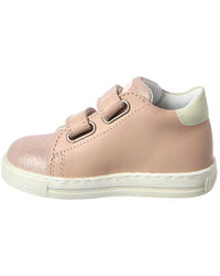 Naturino Falcotto Banit Glitter Leather & Suede Sneaker