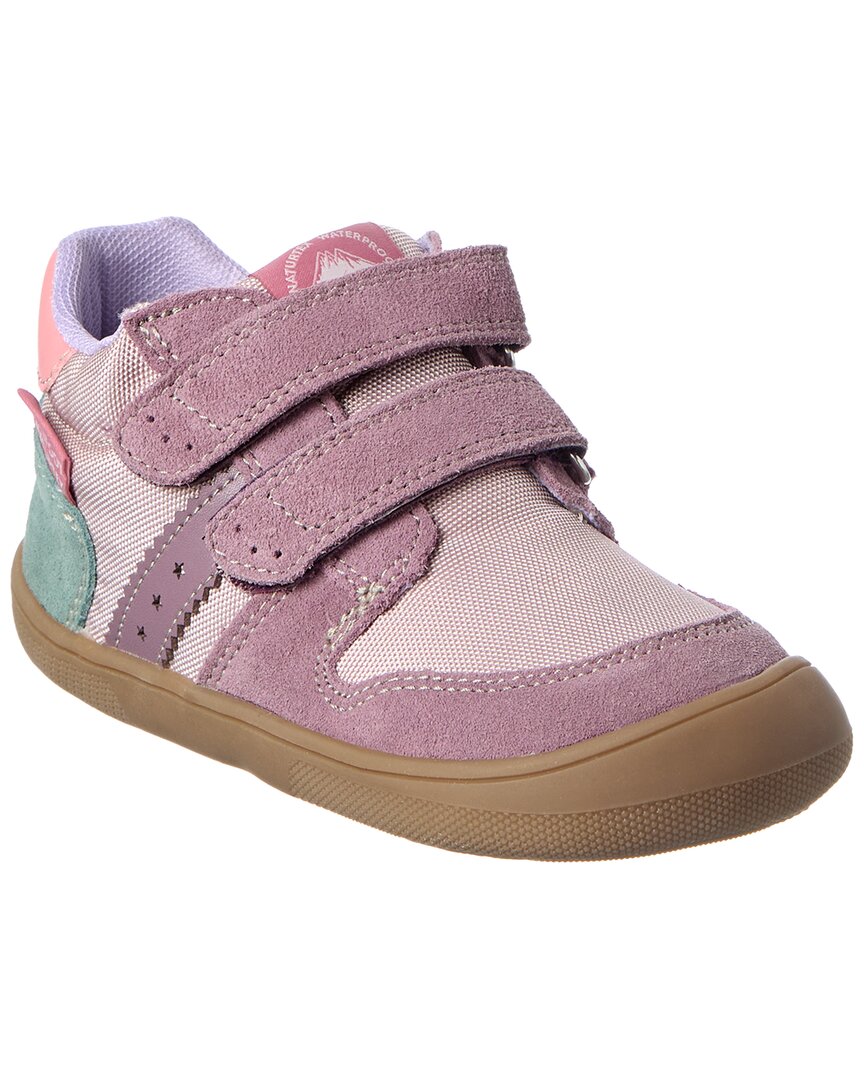 Naturino Barefoot Ondy Leather, Suede & Canvas Sneaker