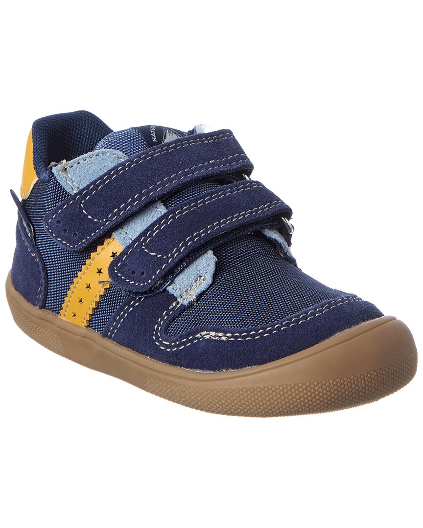 Naturino Naturino Barefoot Ondy Leather, Suede & Canvas Sneaker