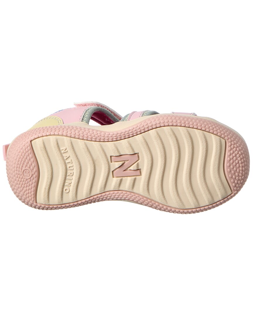 Naturino Rekin Leather, Suede & Canvas Sandal