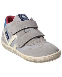 Naturino Kevis High Top Leather, Suede & Canvas Sneaker