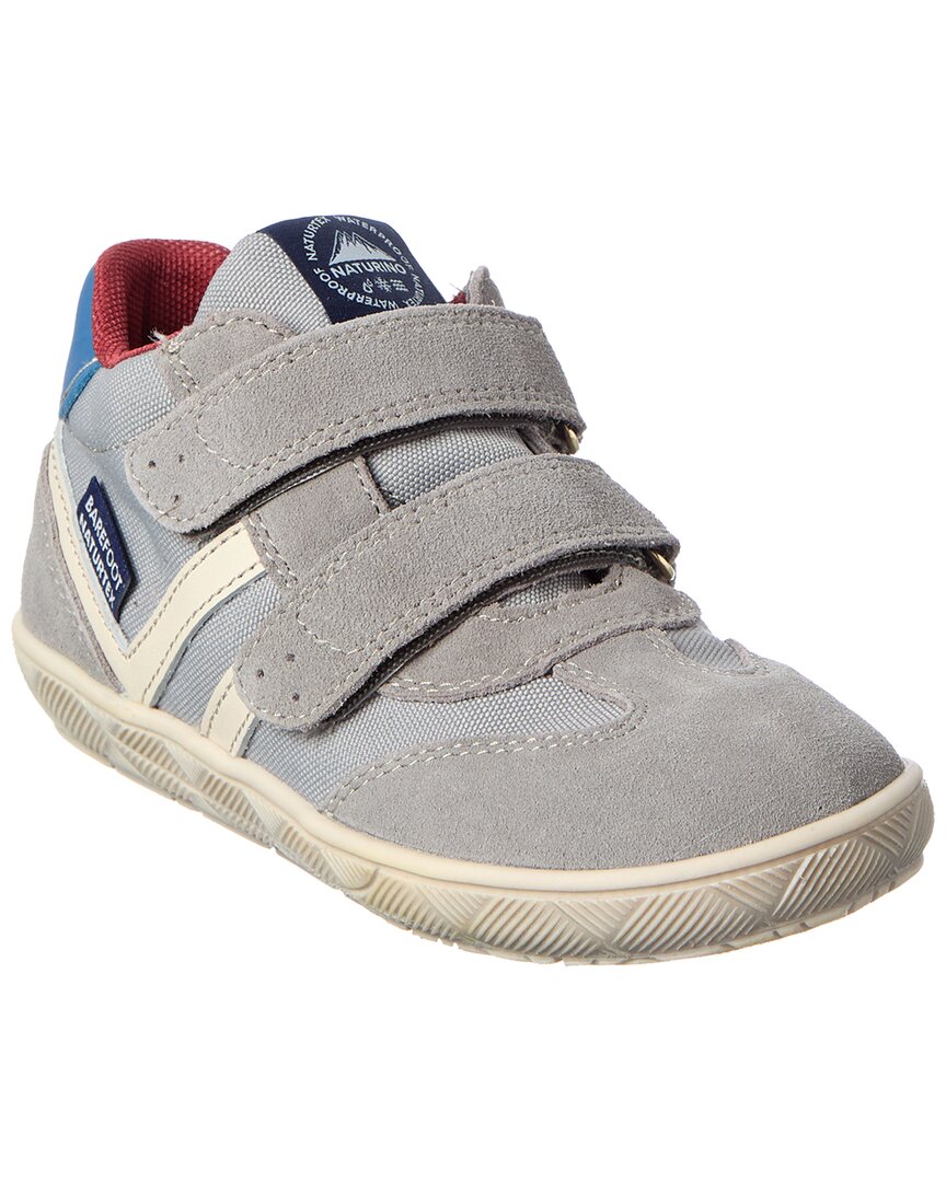 Naturino Kevis High Top Leather, Suede & Canvas Sneaker