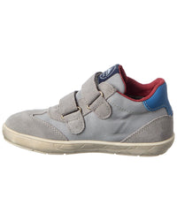 Naturino Kevis High Top Leather, Suede & Canvas Sneaker