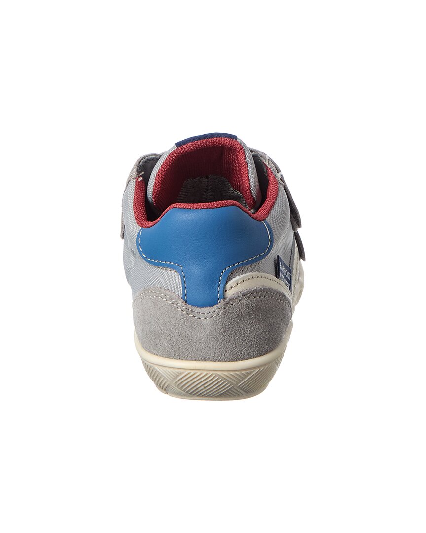 Naturino Kevis High Top Leather, Suede & Canvas Sneaker