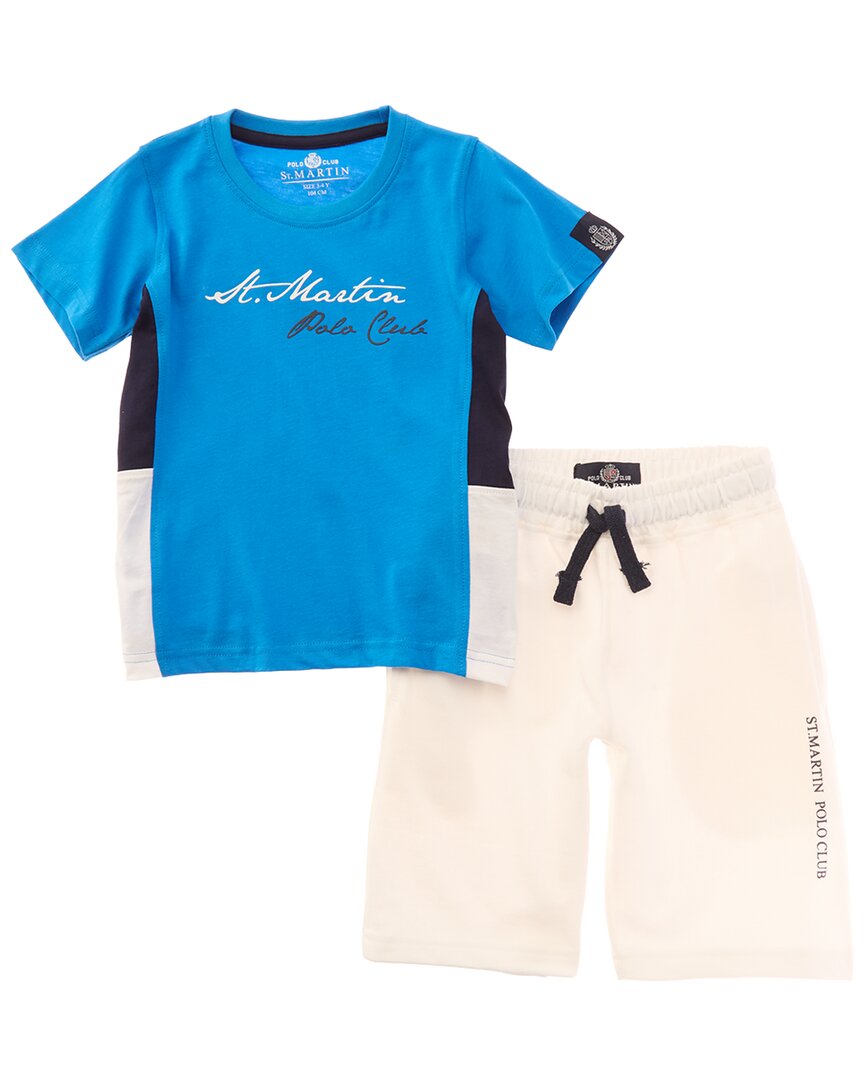 Polo Club St. Martin Polo Club St. Martin 2Pc Jersey T-Shirt & Bermuda Short Set