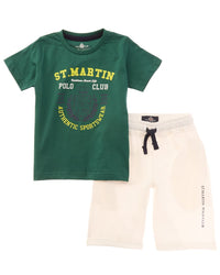 Polo Club St. Martin Polo Club St. Martin 2Pc Jersey T-Shirt & Bermuda Short Set