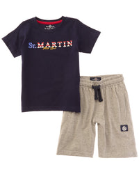 Polo Club St. Martin Polo Club St. Martin 2Pc Jersey T-Shirt & Bermuda Short Set