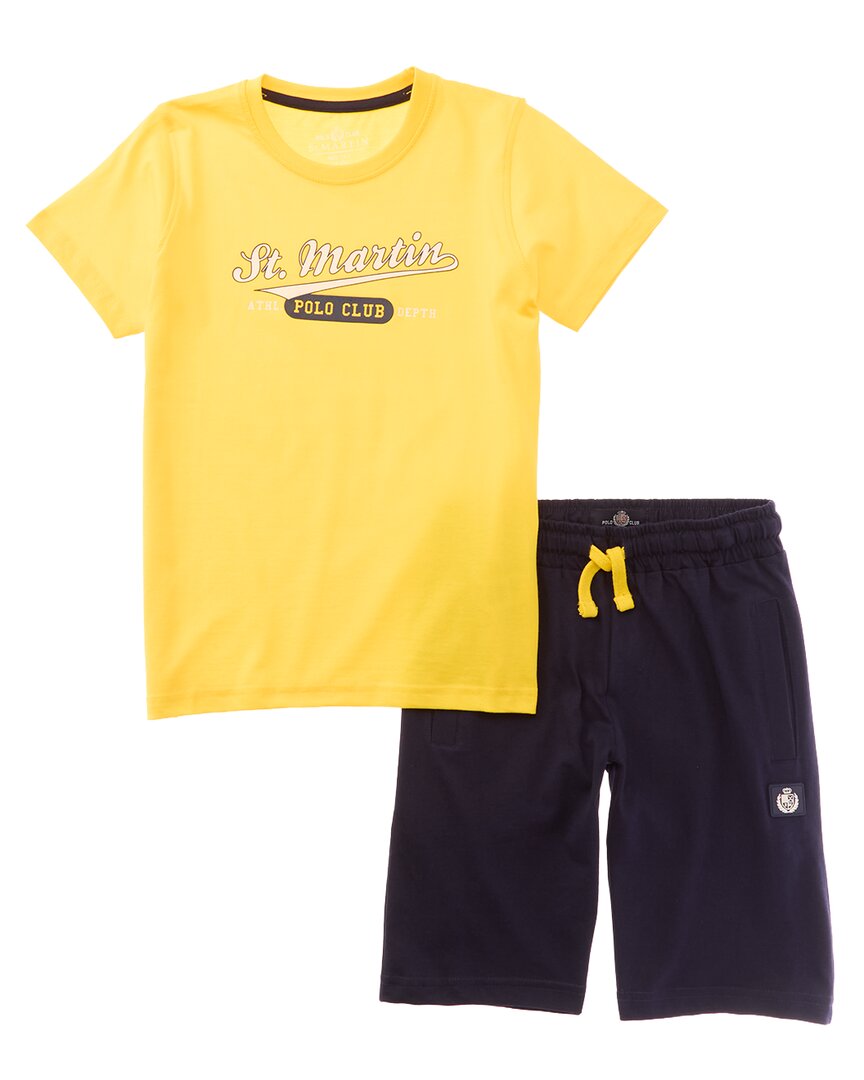 Polo Club St. Martin Polo Club St. Martin 2Pc Jersey T-Shirt & Bermuda Short Set