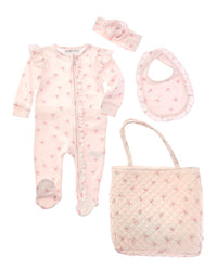 Shabby Chic Shabby Chic 4Pc Footie Set