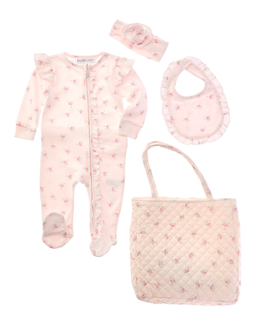 Shabby Chic Shabby Chic 4Pc Footie Set