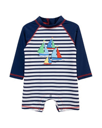 Little Me Boat Rashguard Suit
