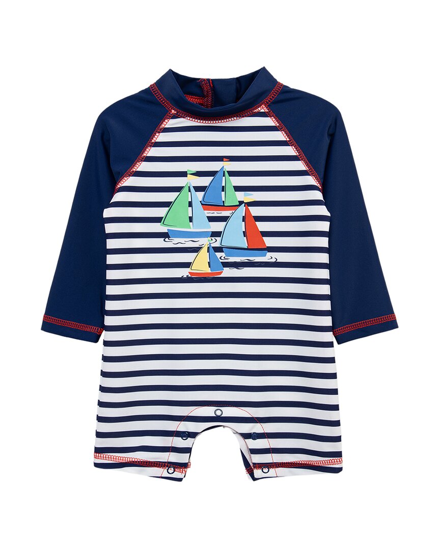 Little Me Boat Rashguard Suit