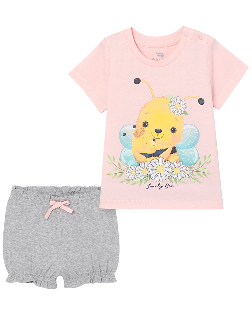 Cherubino 2Pc Set 3 - 6 M Pink