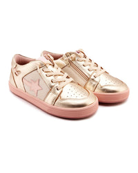 Old Soles Star Runner Leather Sneaker Gold