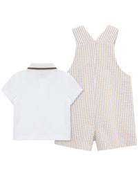Little Me Puppies Shortall Set
