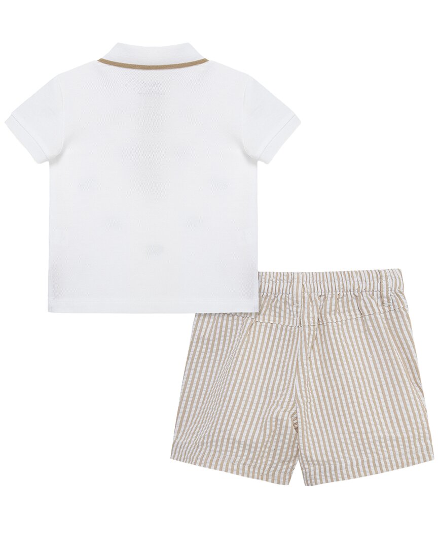 Little Me Safari Polo Short Set