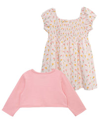 Little Me Tulip Knit Dress Set