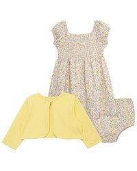 Little Me Garden Knit Dress Set