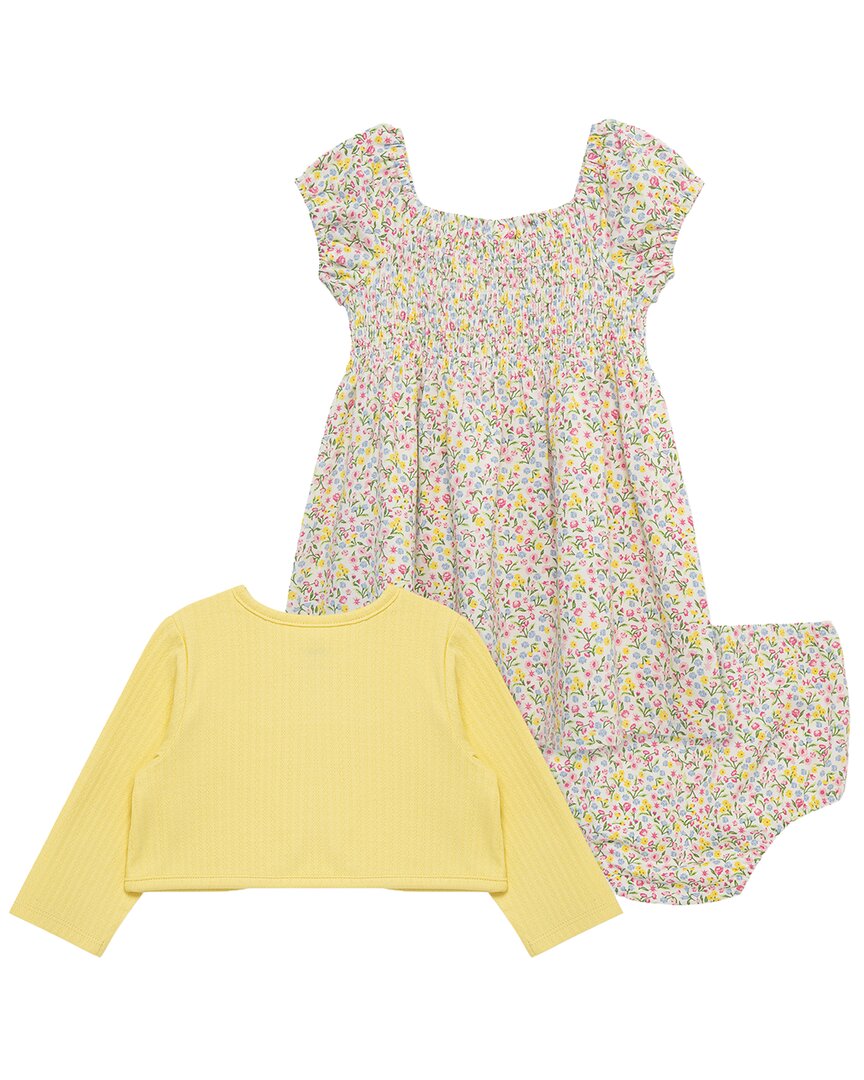 Little Me Garden Knit Dress Set