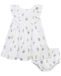Little Me Eyelet Garden Sundress Panty