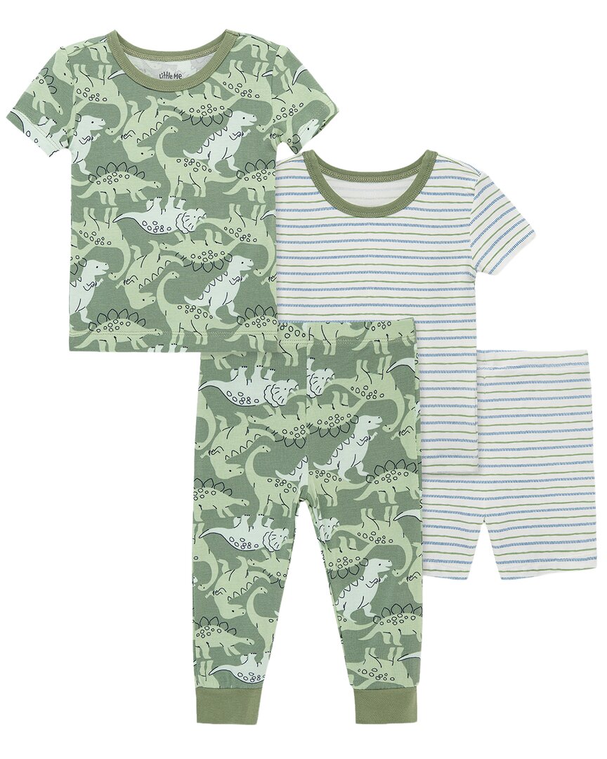 Little Me 4Pc Dino 4Pc Pj