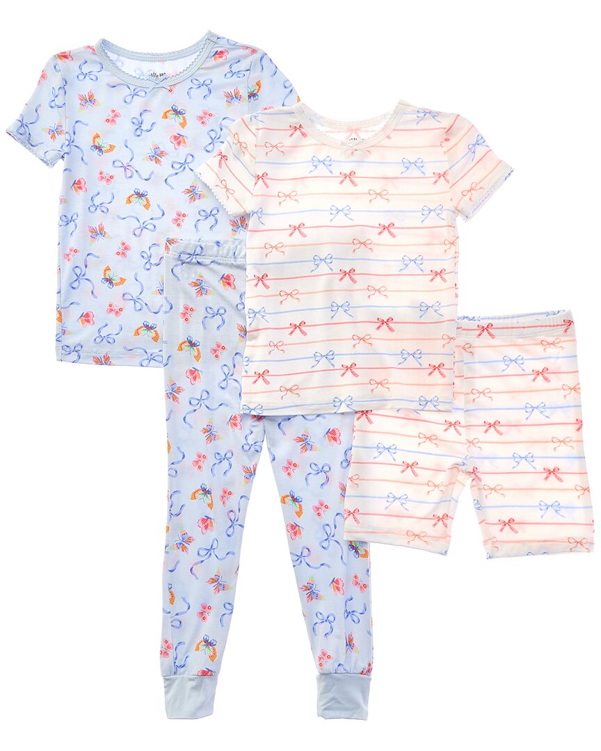 Little Me 4Pc Bows 4Pc Pj