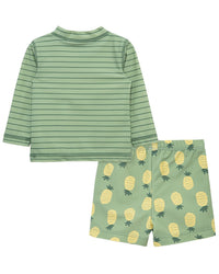 Little Me Pineapple Rashguard Set