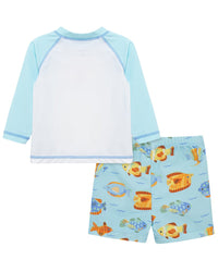 Little Me Fish Rashguard Set