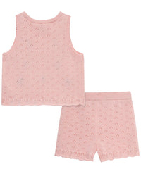 Little Me Cherry Pointelle Set