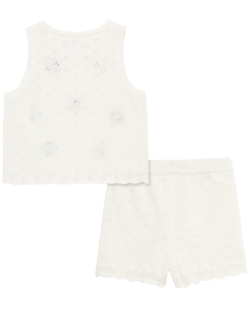 Little Me Daisy Pointelle Set