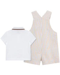 Little Me Puppies Shortall Set
