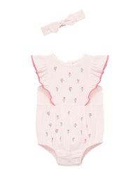Little Me Tiny Flowers Bubble Headband