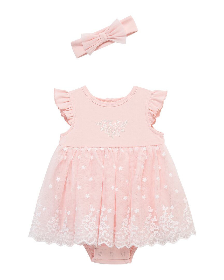 Little Me Lace Border Popover Headband