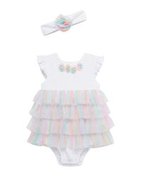 Little Me Rainbow Popover Headband