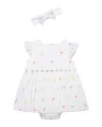 Little Me Sweet Floral Popover Headband