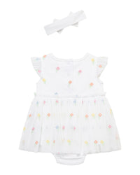 Little Me Sweet Floral Popover Headband