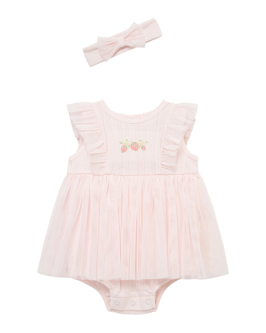 Little Me Strawberry Popover Headband