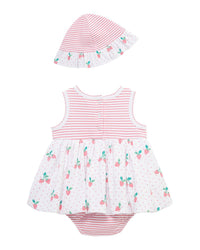 Little Me Strawberries Popover Hat