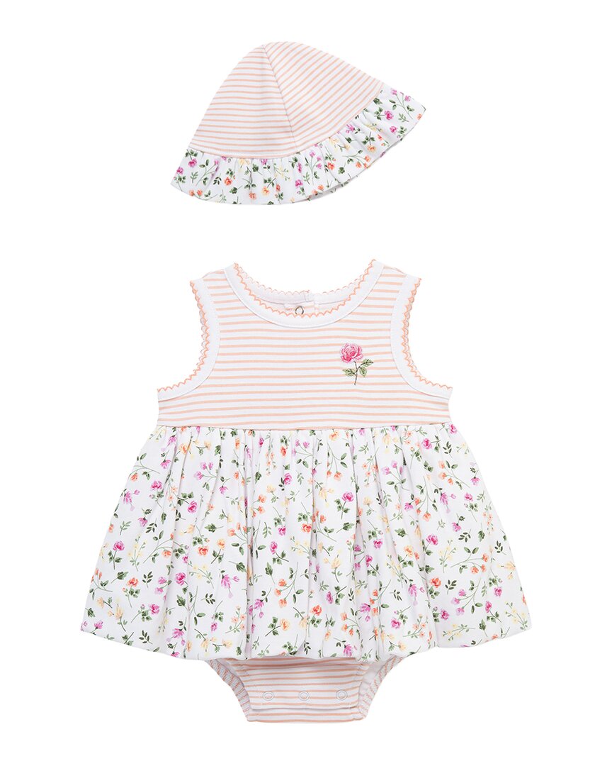 Little Me Floral Popover Hat