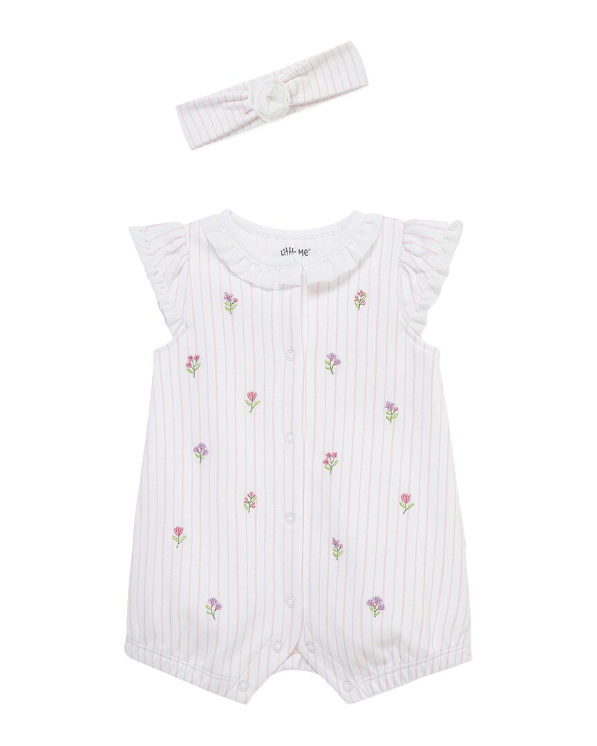 Little Me Floral Romper Headband